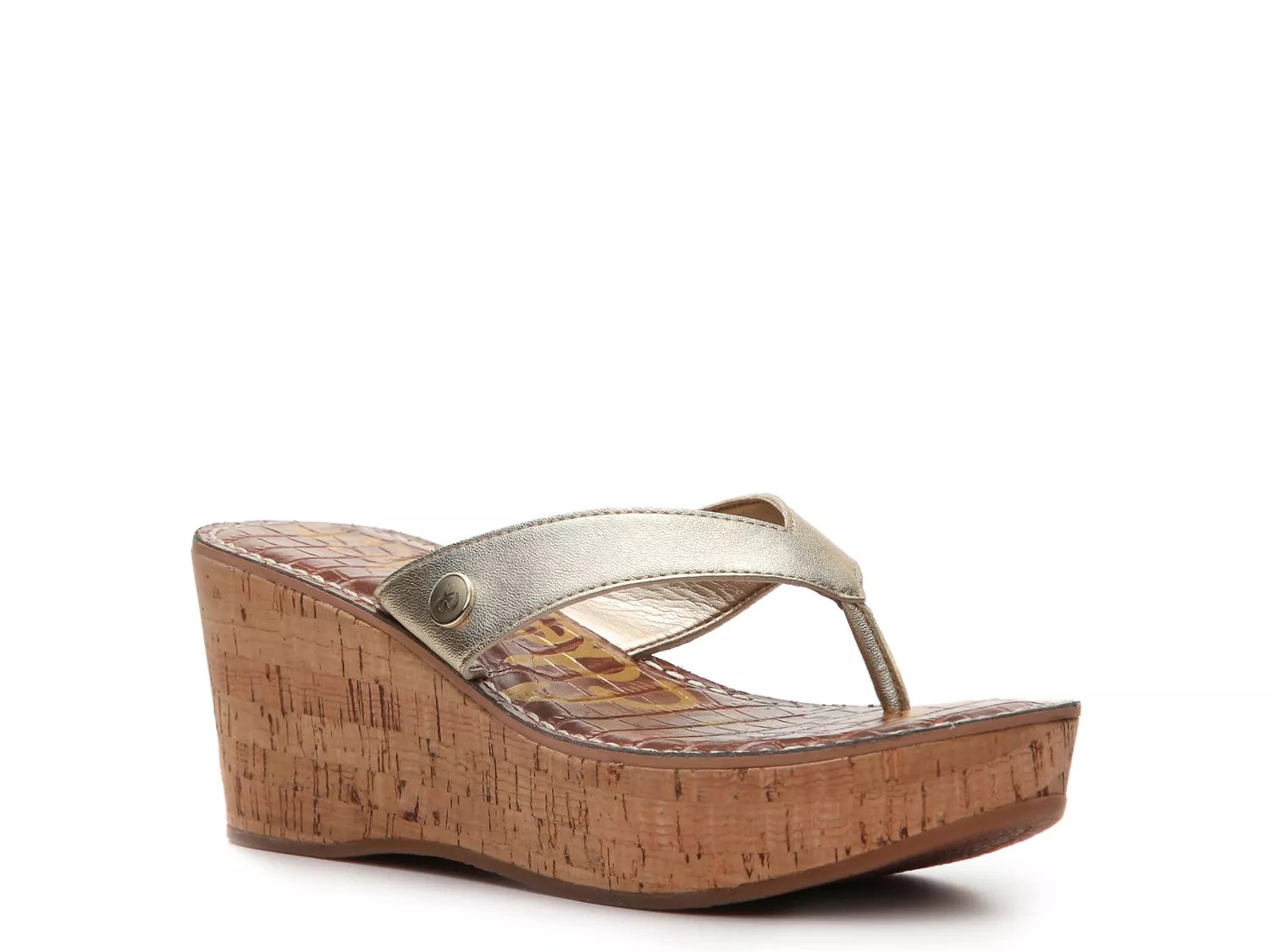 Sam edelman romy wedge cheap flip flops