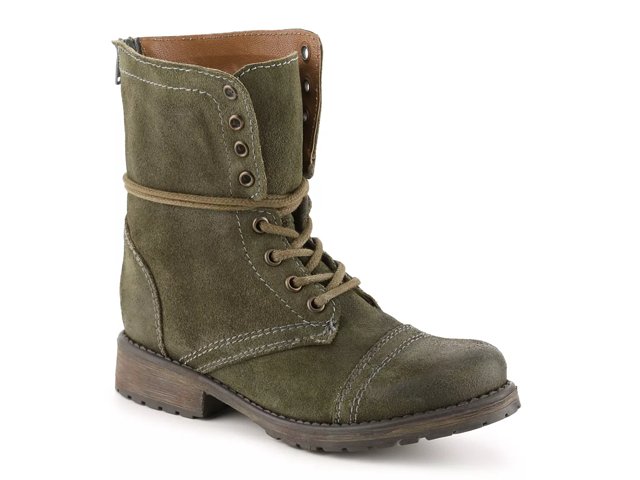 Steve madden combat boots dsw on sale