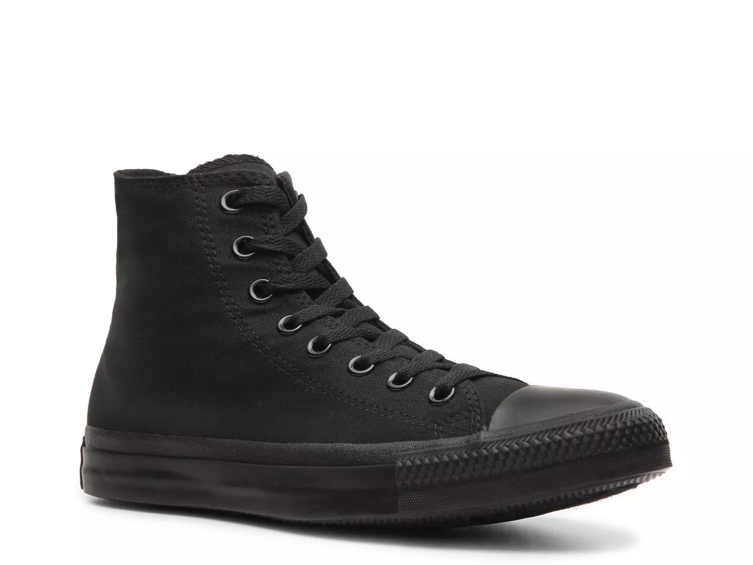 ladies black hi top converse