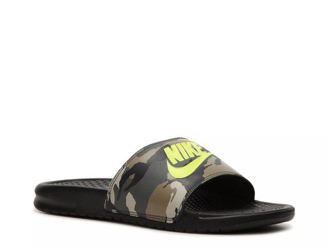 Nike slippers camouflage sale