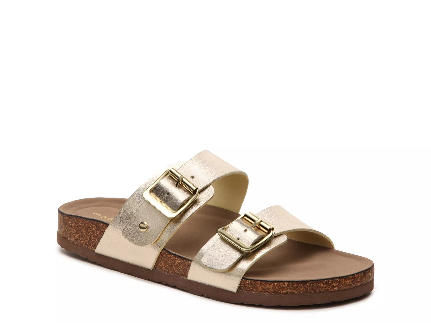 Madden Girl Brando Metallic Flat Sandal Free Shipping Dsw