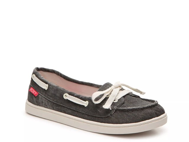 Roxy Skooner Denim Boat Shoe