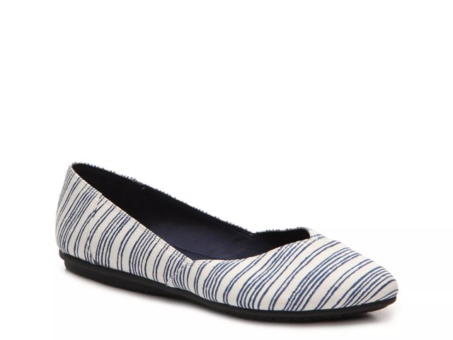 Kelly Katie Zoe Striped Ballet Flat