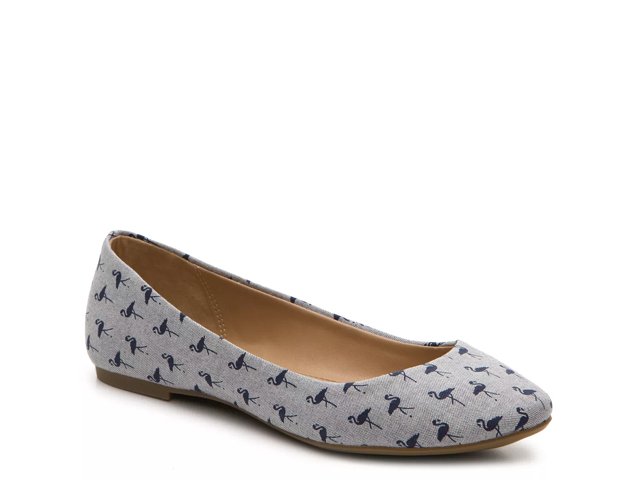 Dsw shop blue flats