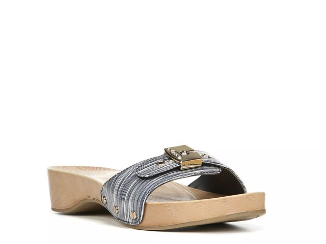 Dr. Scholl s Classic Striped Sandal Free Shipping DSW