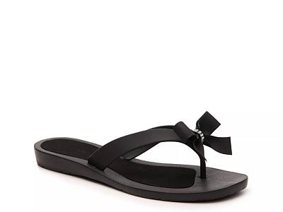 Guess black discount bow flip flops