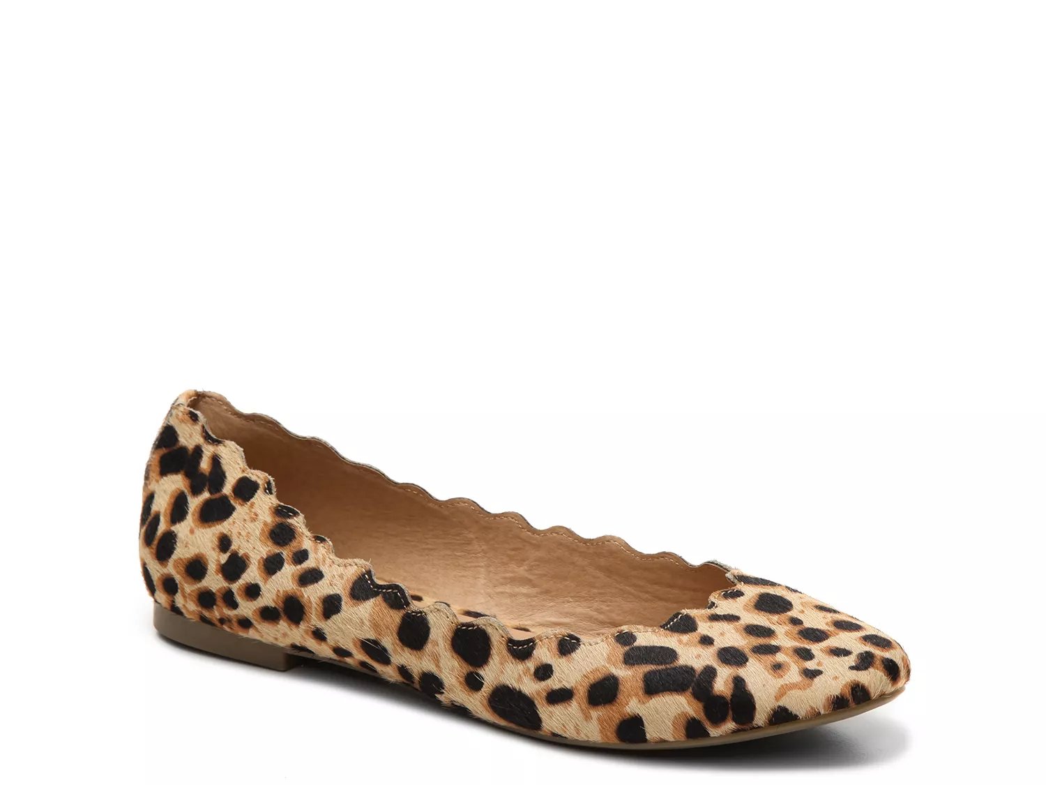 Buy online Animal Print Synthetic Slip On Ballerina from flats for