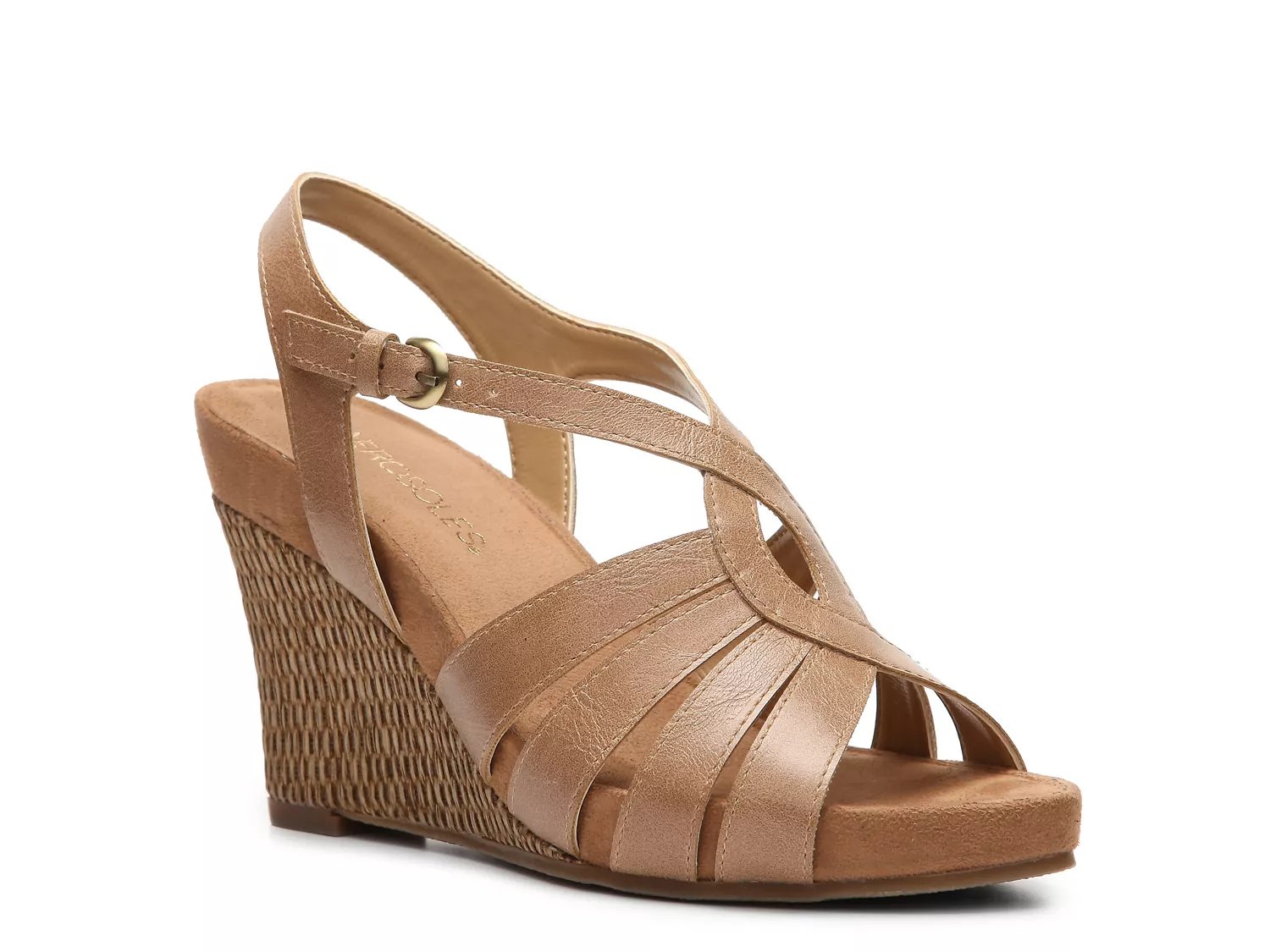 Aerosoles fashion plush wedge sandal on sale