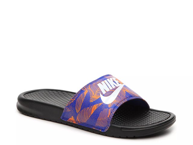 Nike Benassi Just Do It Print Slide Sandal Men s Free Shipping
