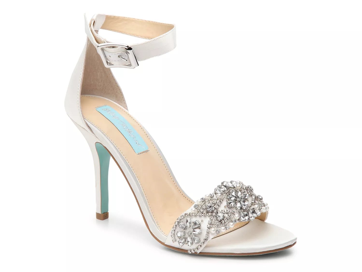 betsey johnson juno sandal silver