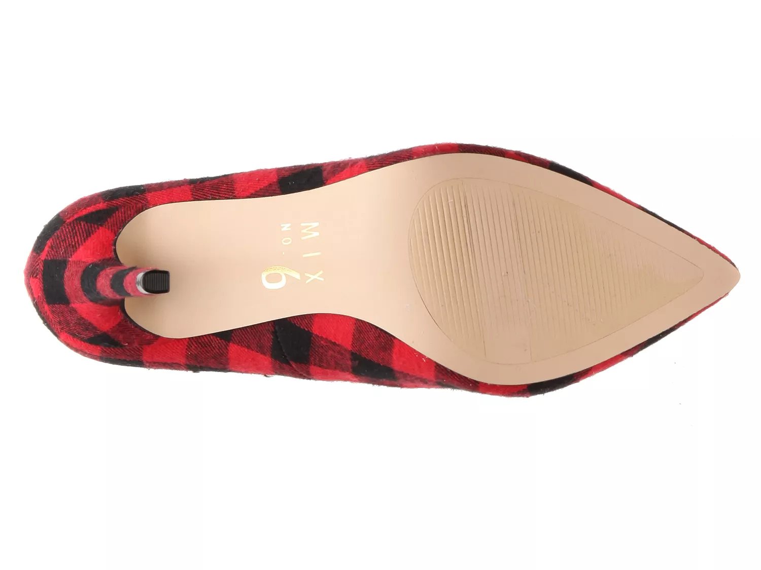 dsw plaid heels
