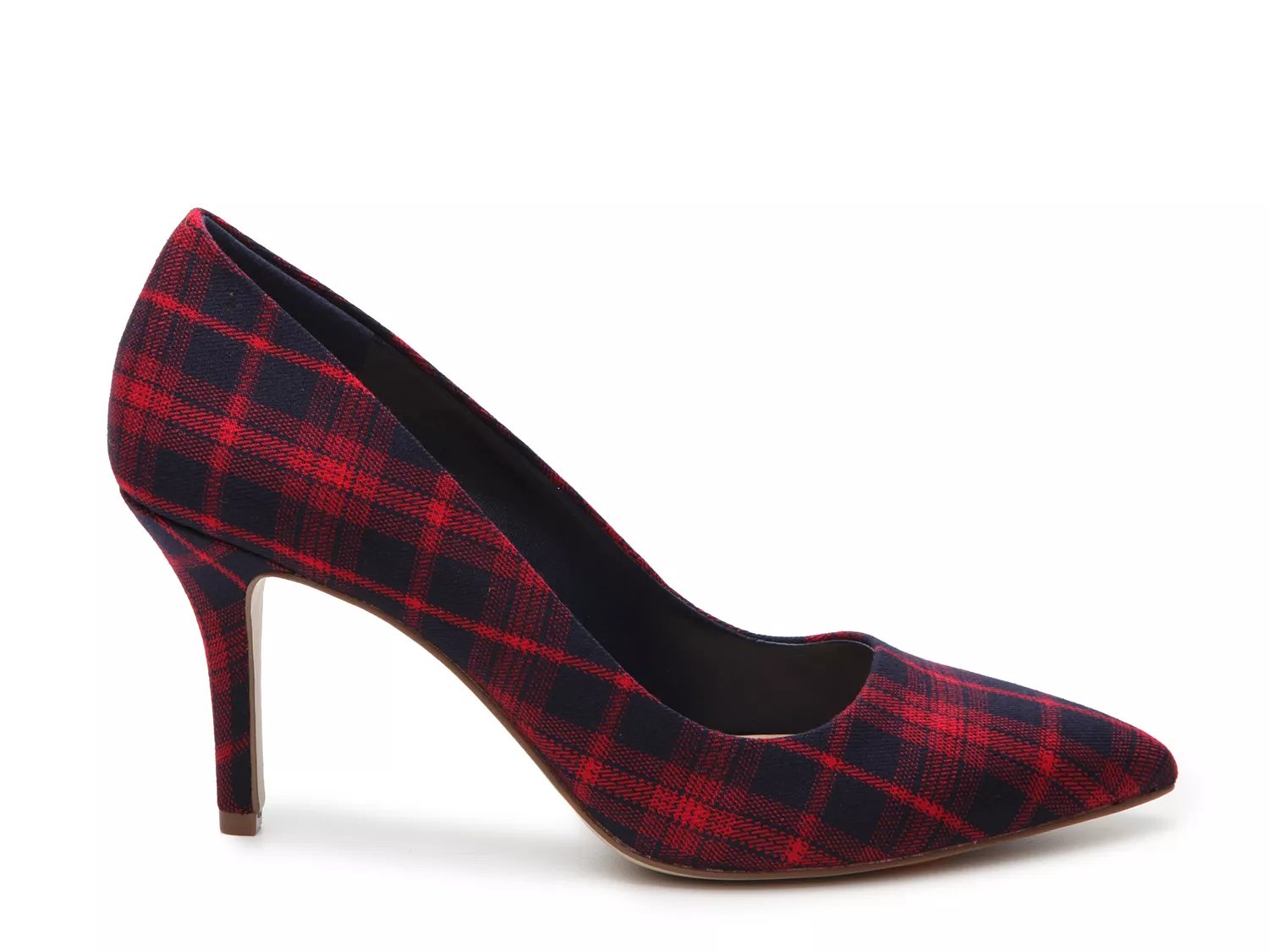 plaid heels dsw