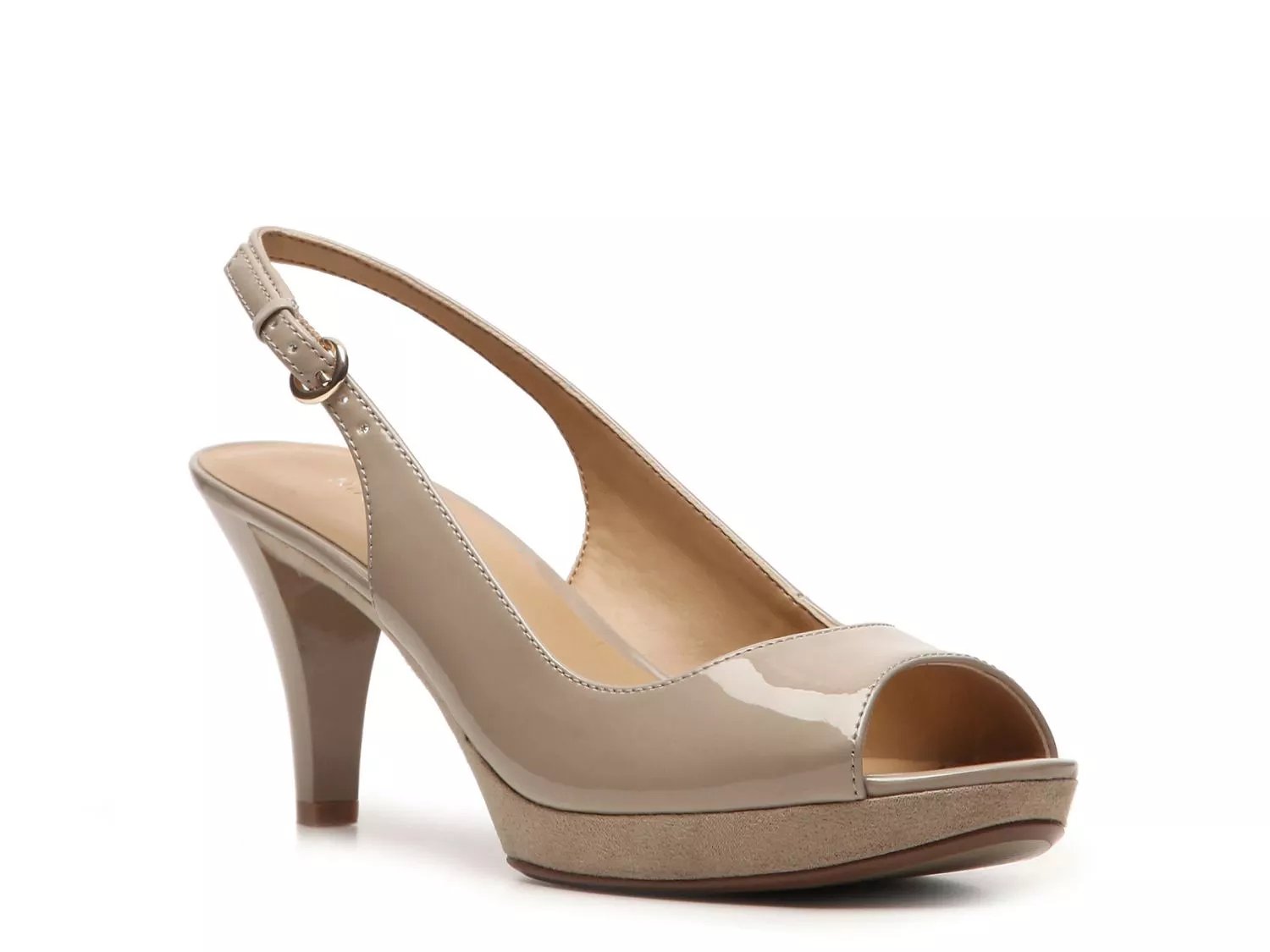 Nine west gabrielle slingback peep best sale toe pump