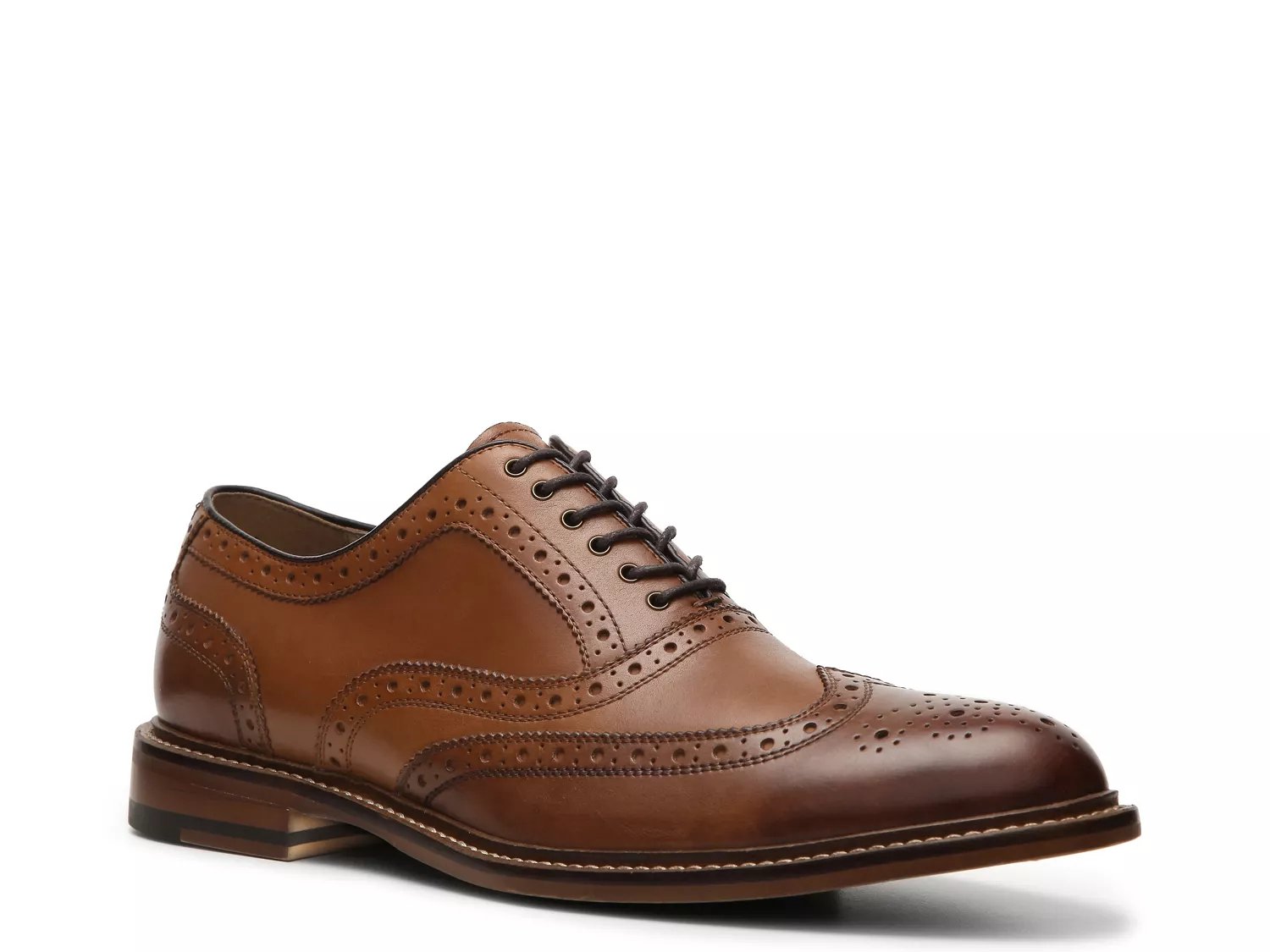aston grey wingtip shoes