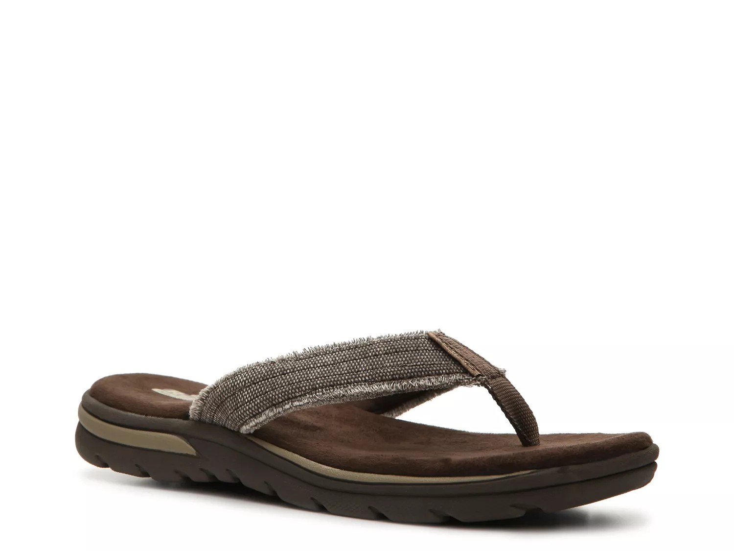 mens leather flip flops size 12