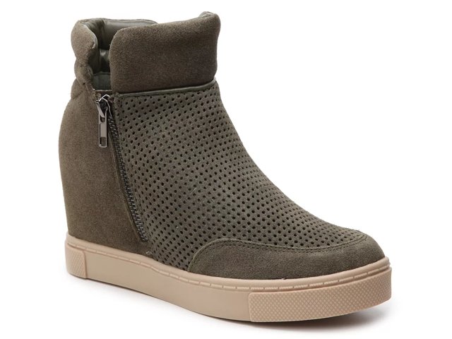 Steve Madden Linqsp High Top Wedge Sneaker Free Shipping DSW