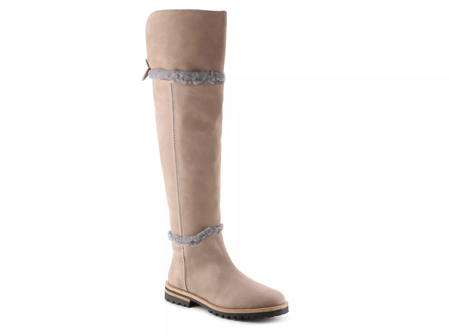 Frye tamara shearling on sale over the knee boots