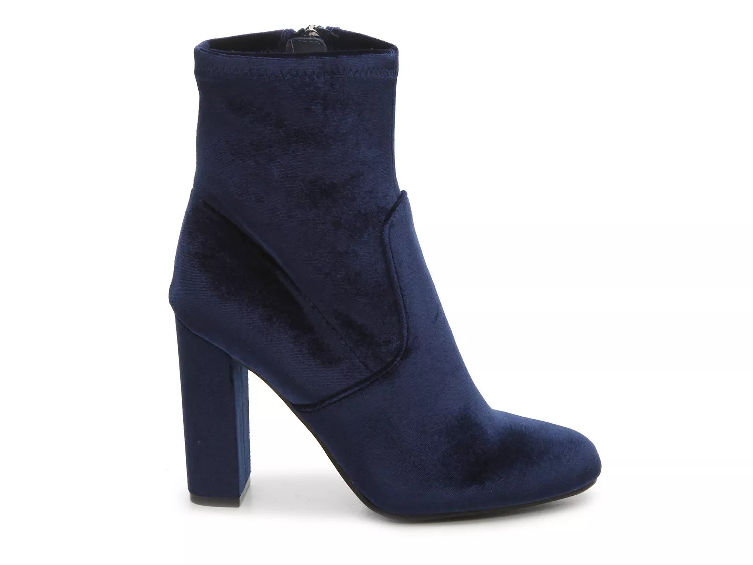 steve madden blue velvet boots