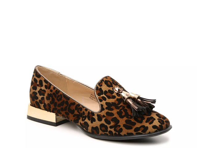 Dsw leopard loafers shop
