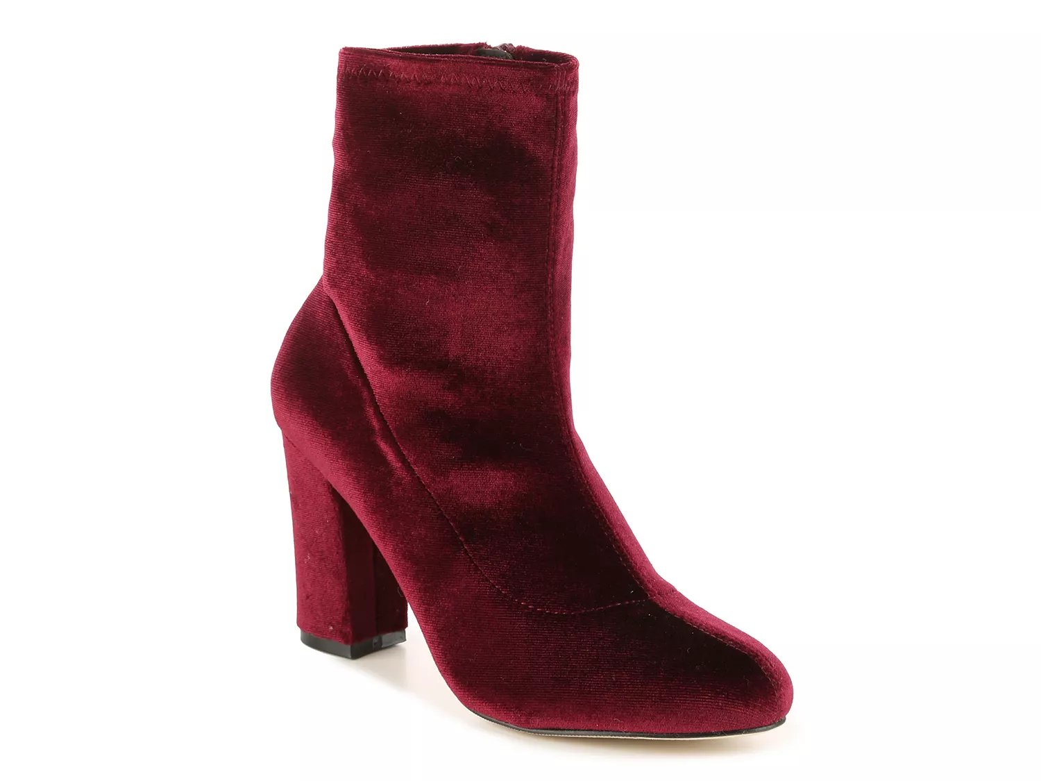 dsw burgundy booties