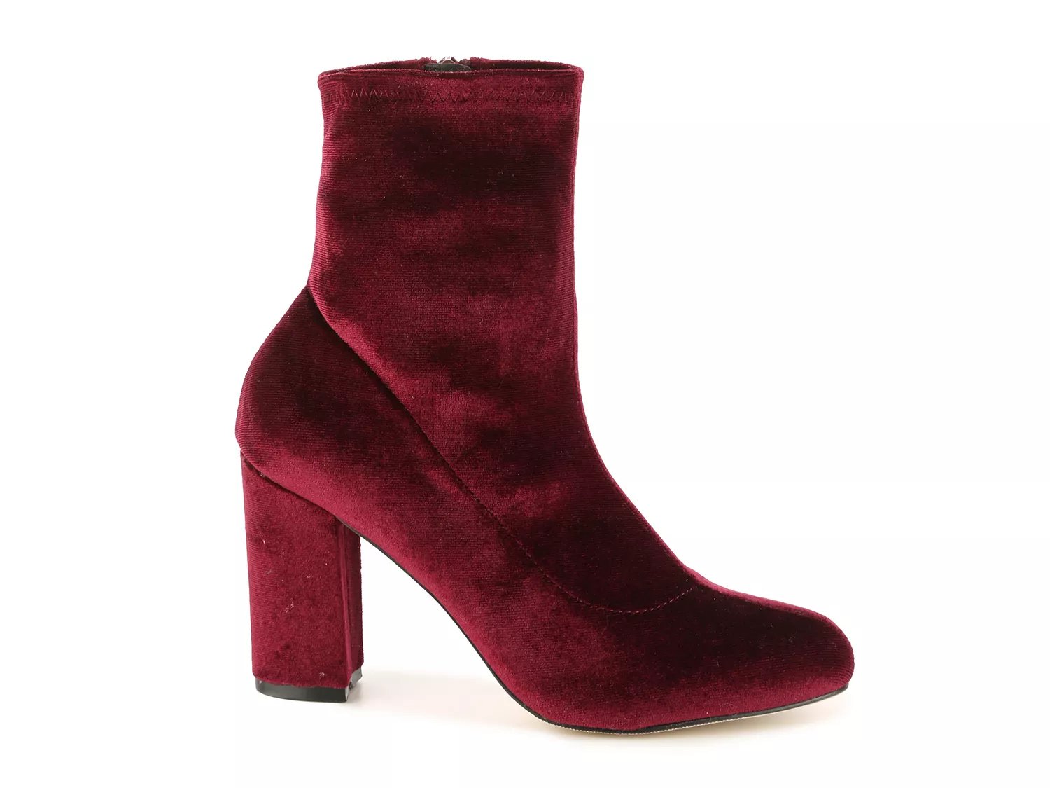 steve madden elissa velvet bootie