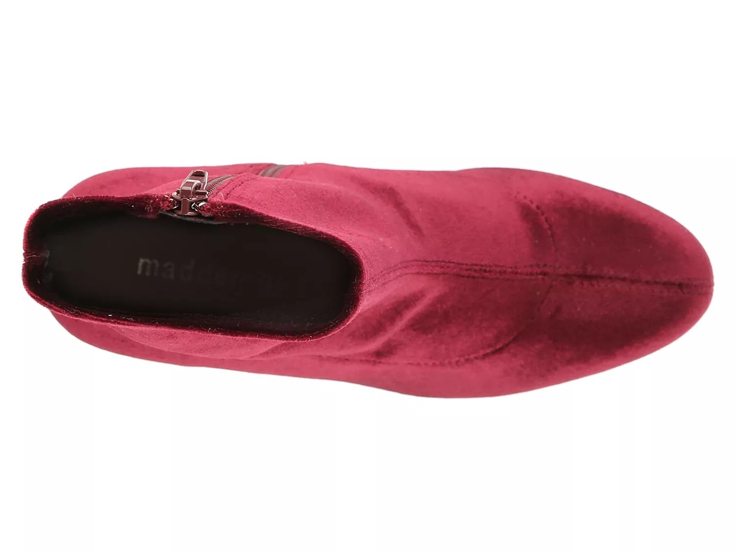 steve madden elissa velvet bootie