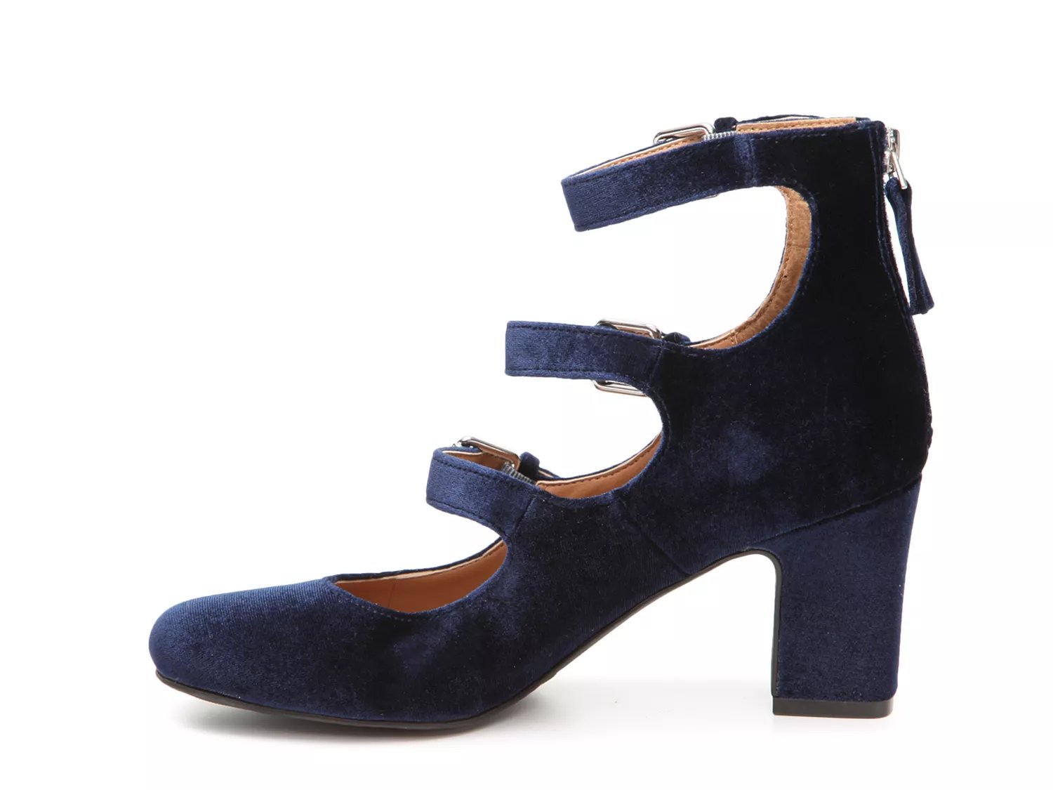 velvet pumps flat