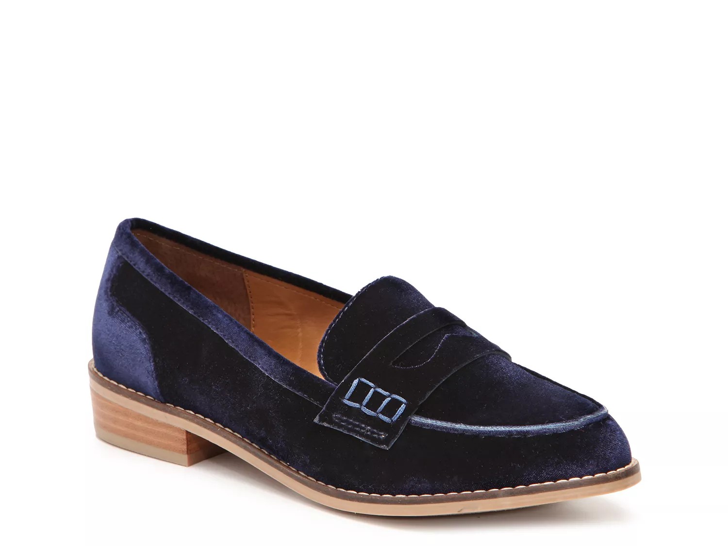 dsw velvet loafers