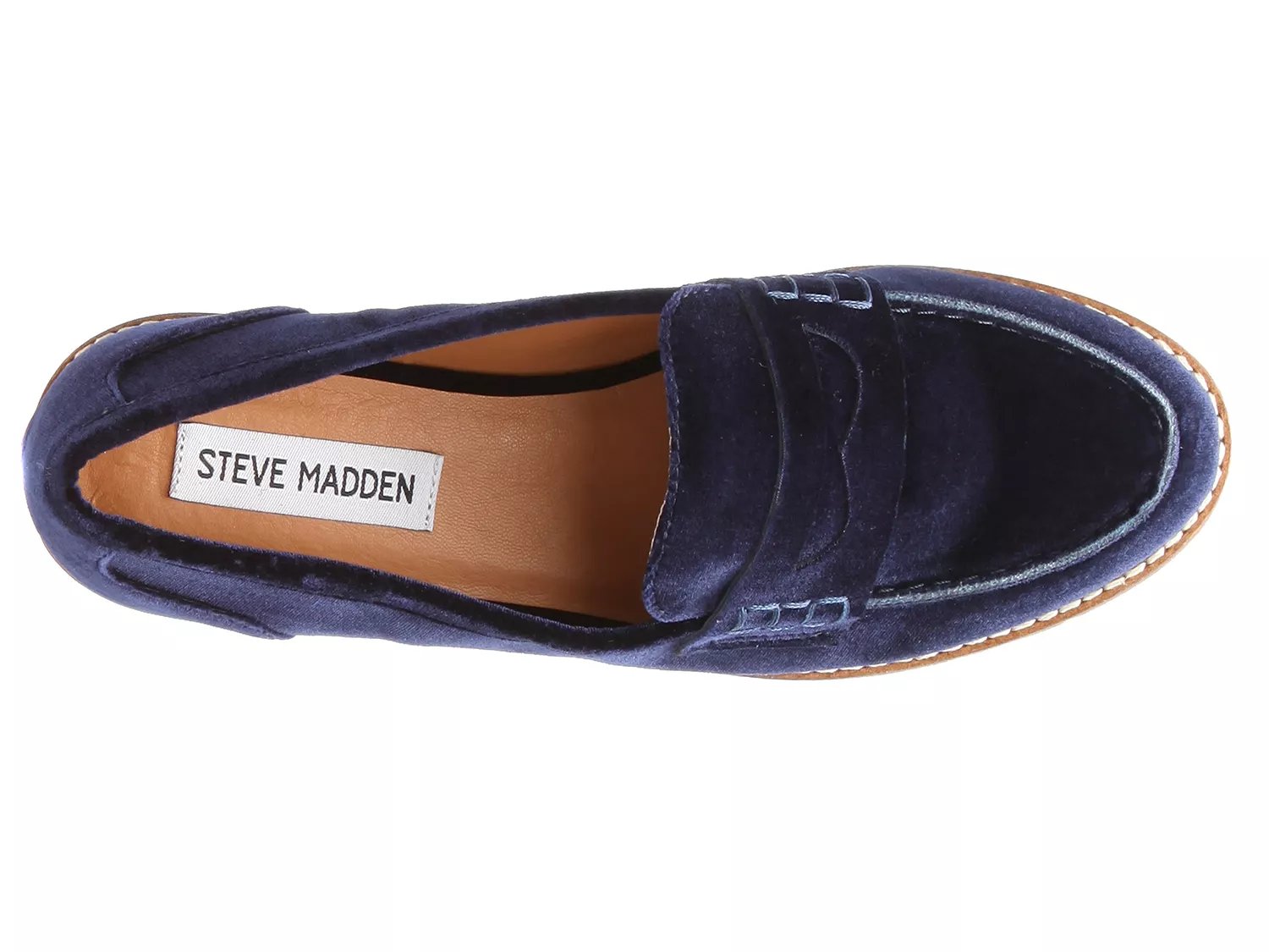 stacked heel steve madden loafer