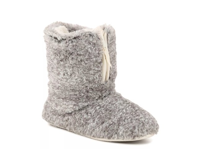 Dearfoams pile online bootie slipper
